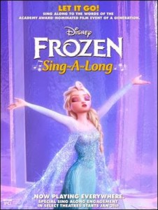 See Frozen in Sing-a-Long Format in Theatres!