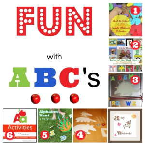 ABC Activities for Preschoolers ~ #ArtsyPlay