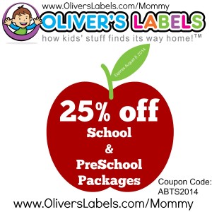 Back to School Label Sale