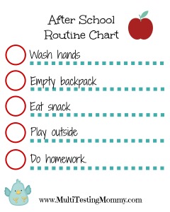 After School Checklist
