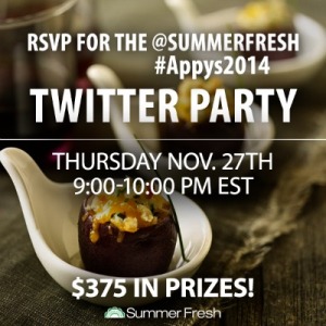 Appys2014 Summer Fresh Twitter Party