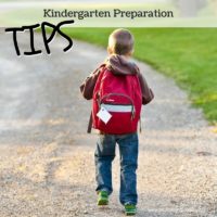 kindergarten preparation
